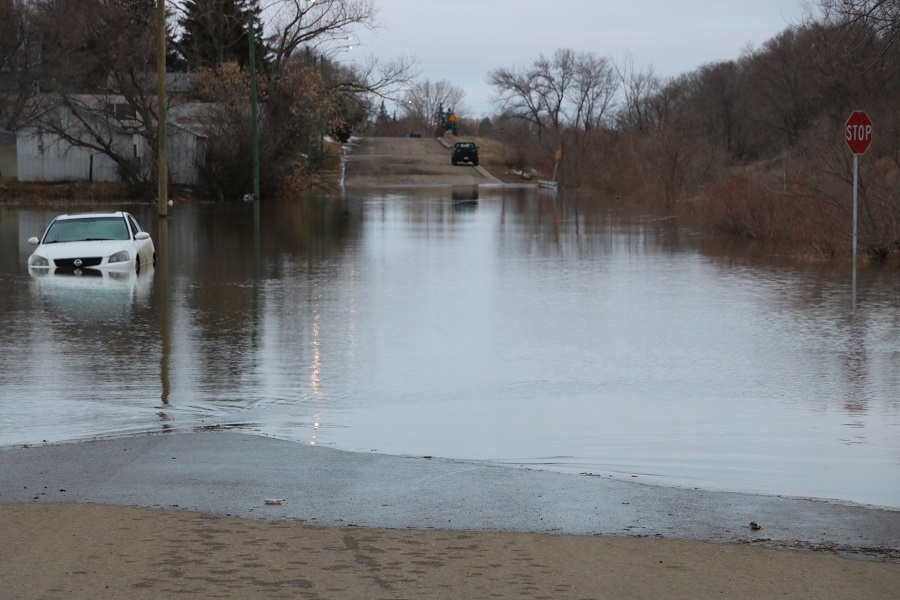 Flooding occuring in various parts of Moose Jaw